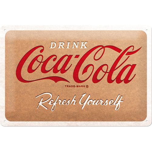 Coca-Cola Cardboard Logo - Sign Board 20 x 30cm