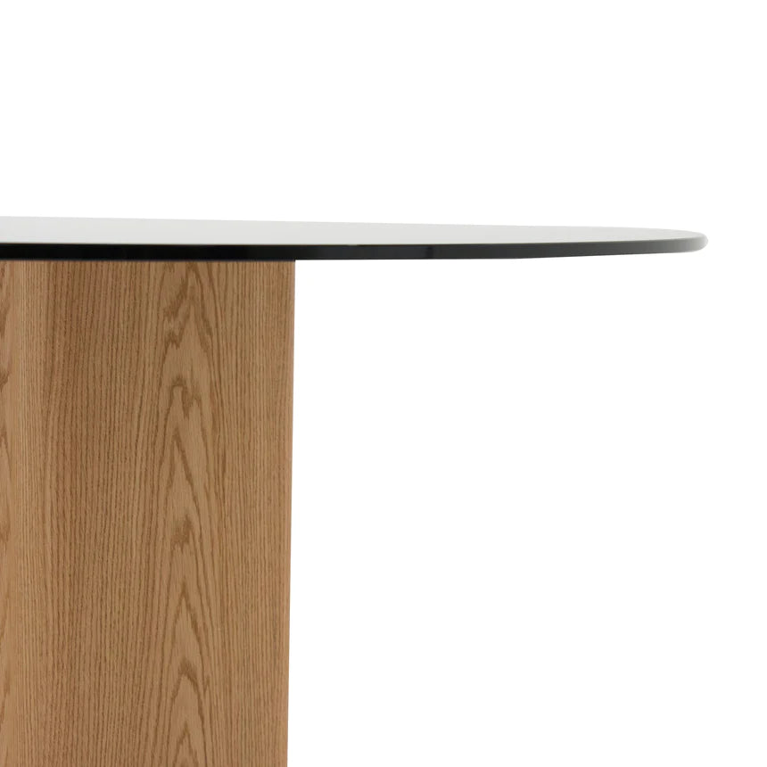 Comfort Cloud Dining Table 150cms - Natural & Black