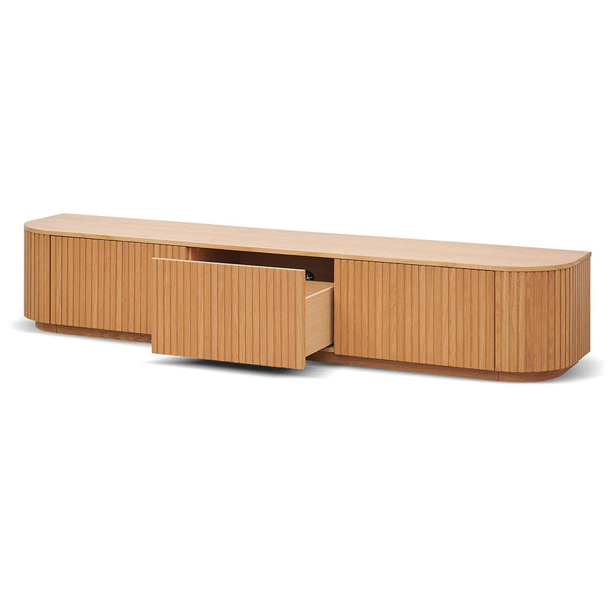 Comfort Wooden TV Entertainment Unit - Natural