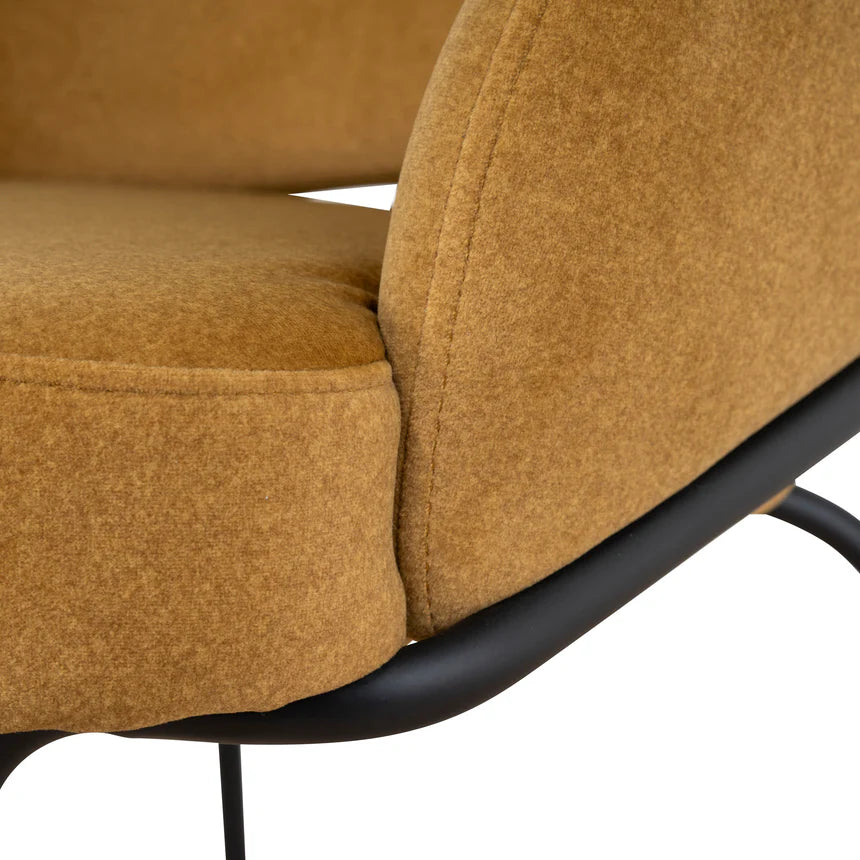 Comfort Haven Fabric Bar Stool - Orange