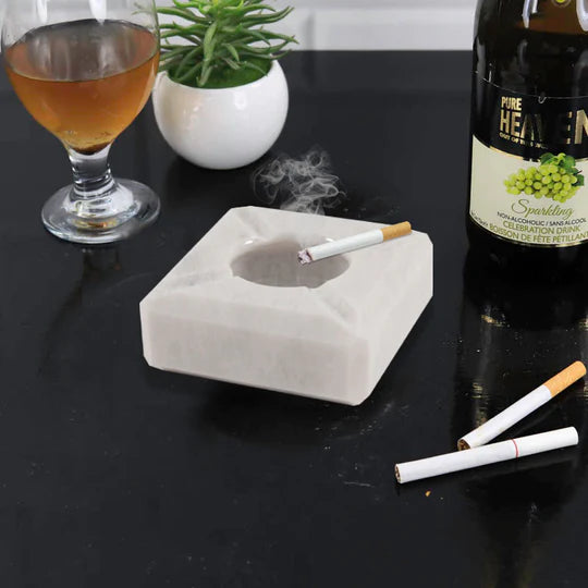 Compact Square Ash Tray 10.5cms - Available in 2 Colors