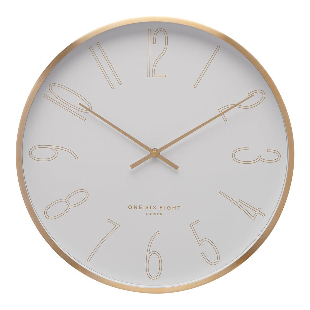 Contemporary Bloom Wall Clock 40cms  (Available in 2 colors)