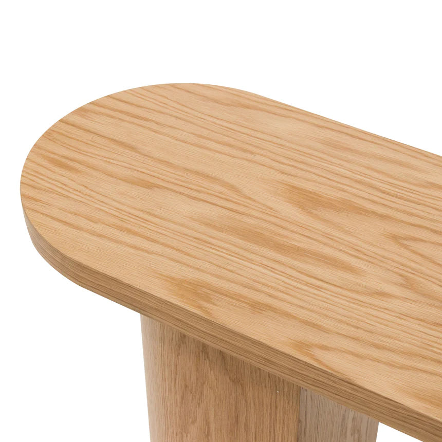 Contemporary Console Table - Natural Oak
