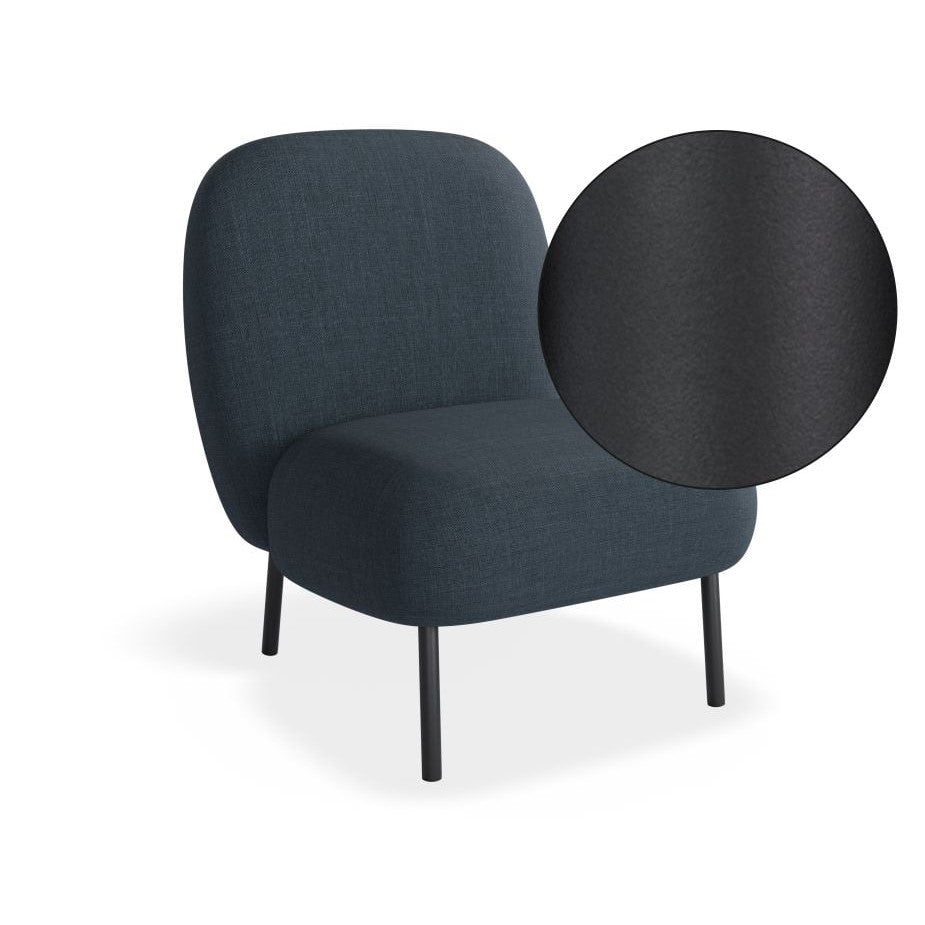 Contemporary Dark Blue Single Seater Sofa (Available in 2 Frame Colors)