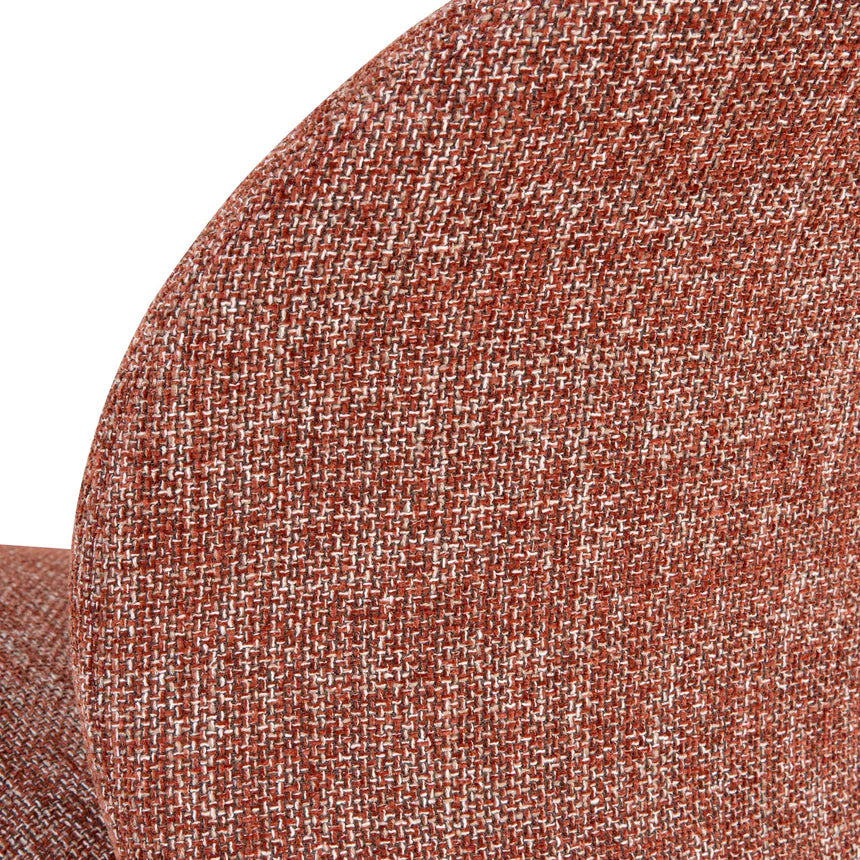 Contemporary Elegance Lounge Chair - Orange