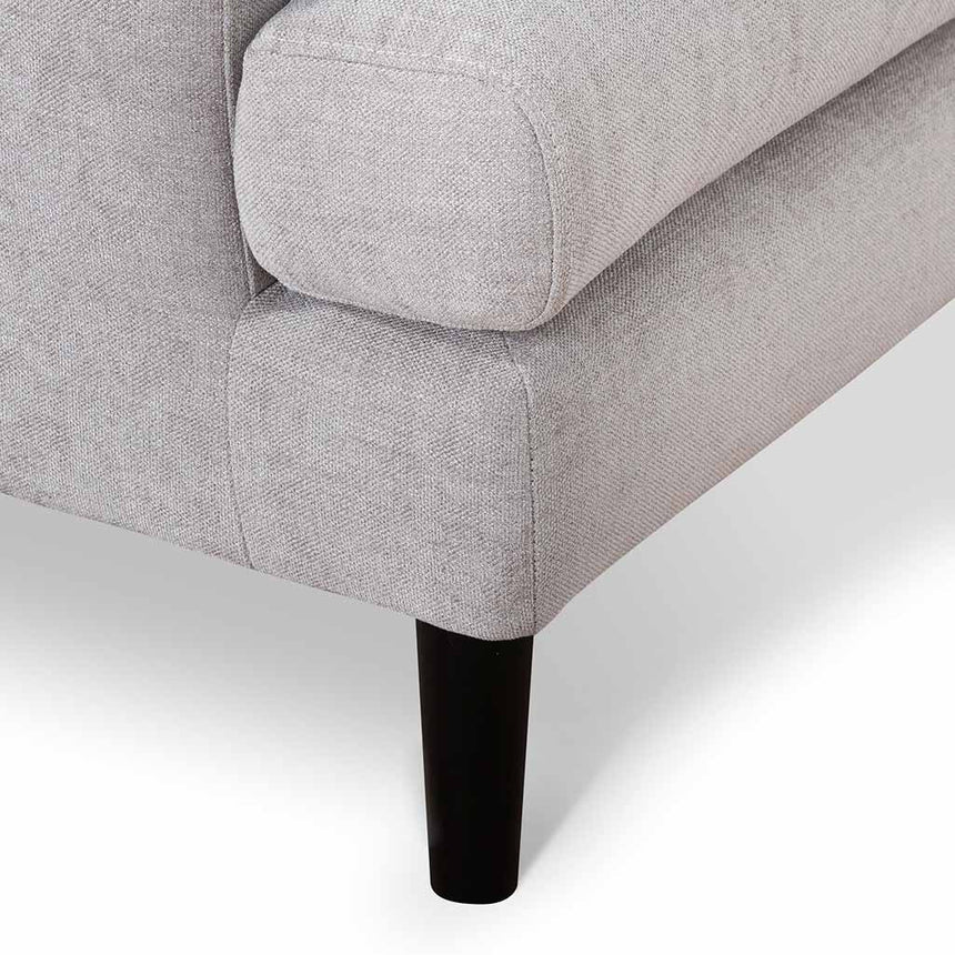 Contemporary Fabric Armchair - Oyster Beige