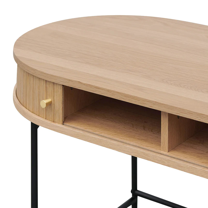 Contemporary Home Office Desk 120cms - Natural