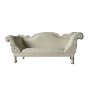 Contemporary Large Double Ended Chaise - White