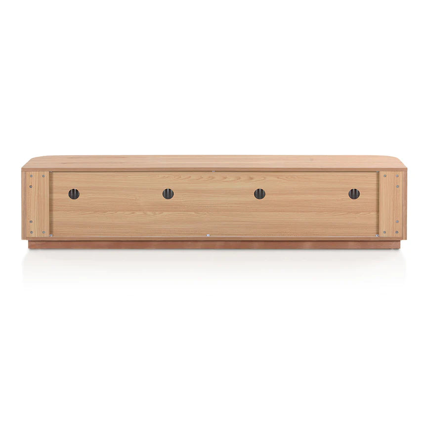 Contemporary Screen Viewing TV Unit 200cms - Natural