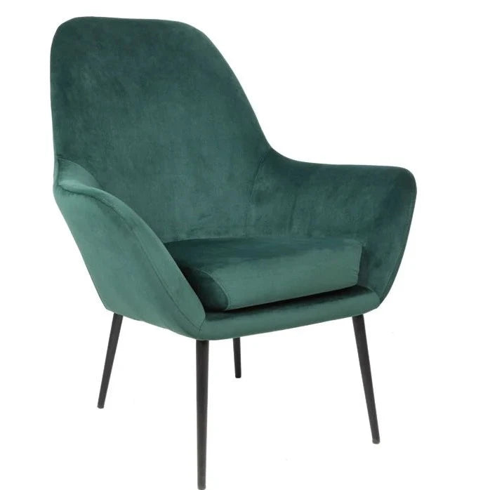 Contemporary Single Seater Velvet Sofa (Available in 4 Colors)