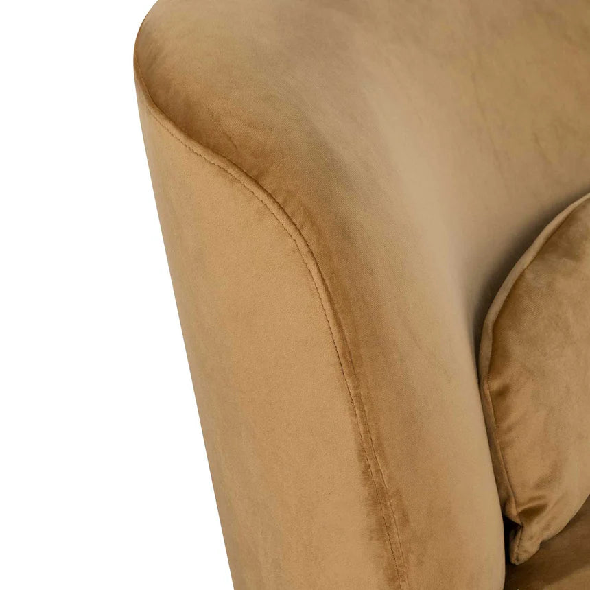Contemporary Swivel Lounge Chair - Mustard