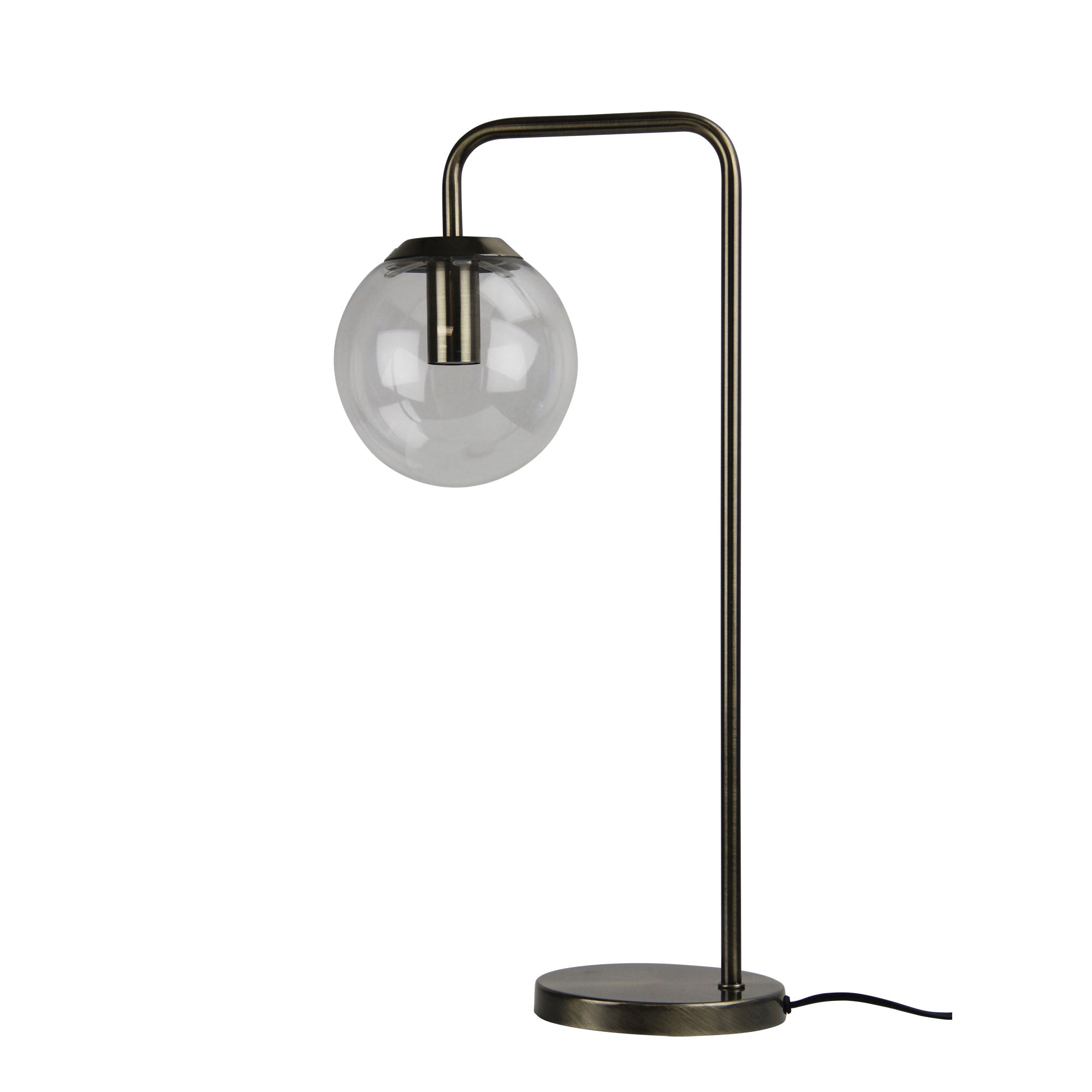 Contemporary Antique Clear Glass Lamp (Available in 2 Colors)