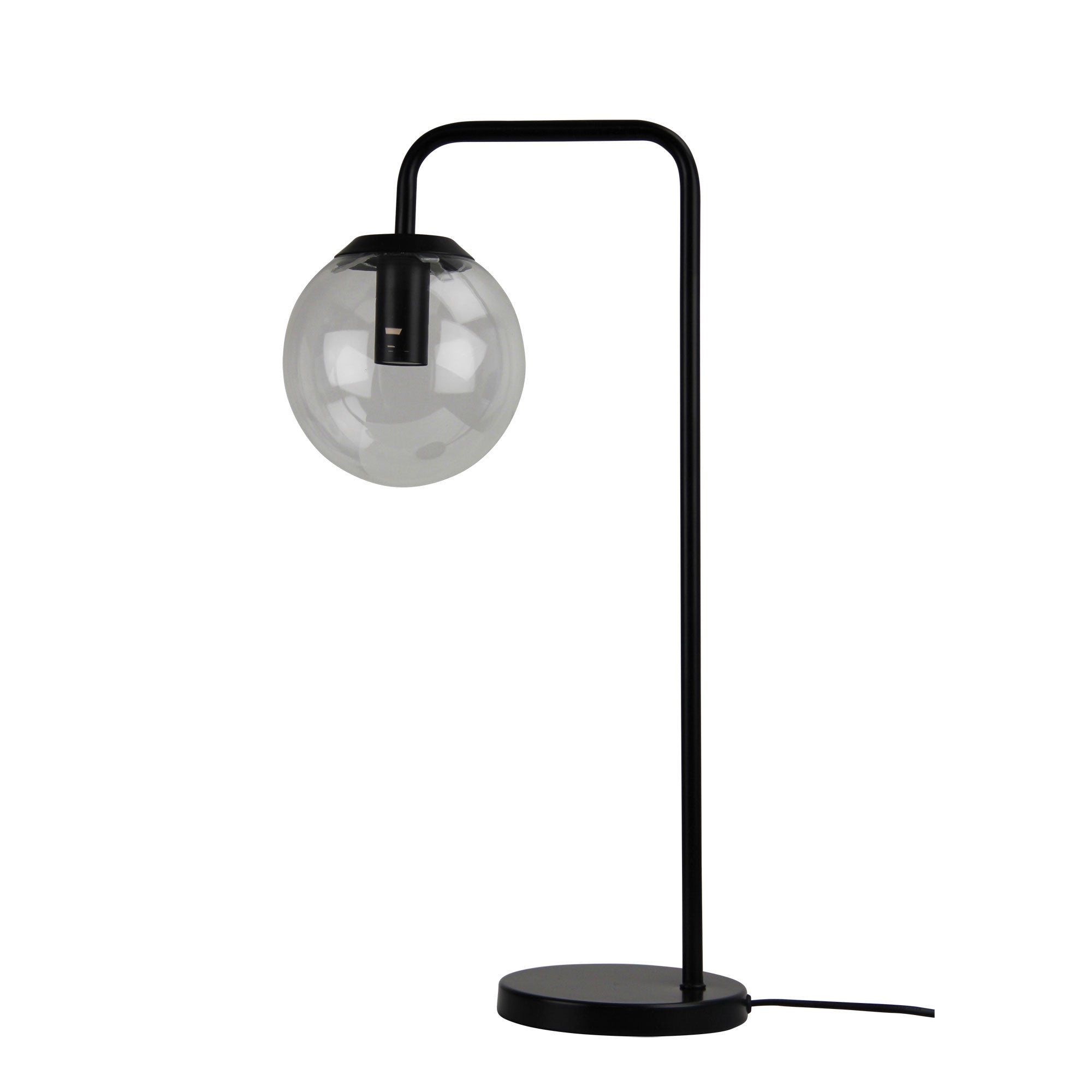 Contemporary Antique Clear Glass Lamp (Available in 2 Colors)