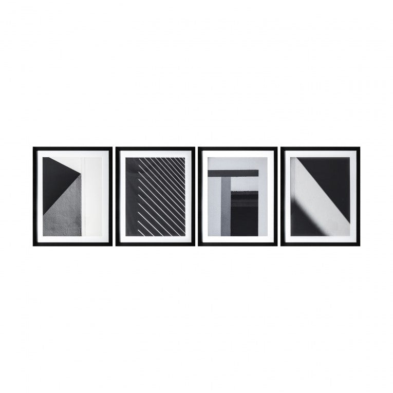 Contours of Design of Unseen Framed Prints Set of 4