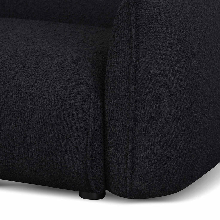 Couture Comfort 3-Seater Sofa - Black
