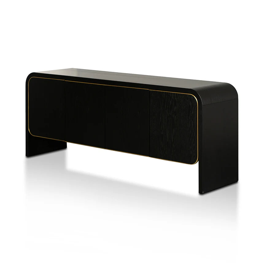 Cozy Living Wooden Buffet Unit 200cms - Full Black