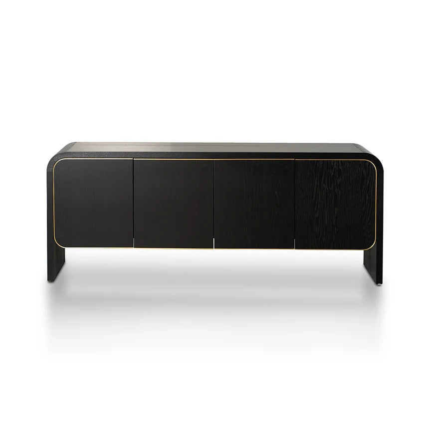 Cozy Living Wooden Buffet Unit 200cms - Full Black