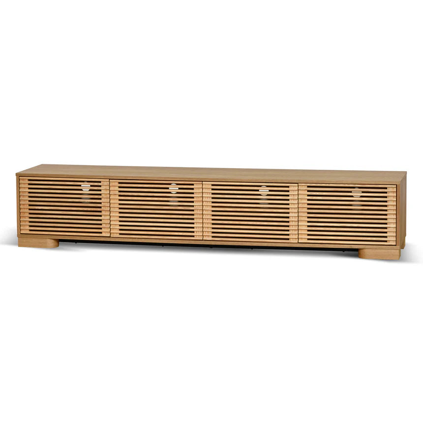 Crafted Charm Natural TV Entertainment Unit - 230cms