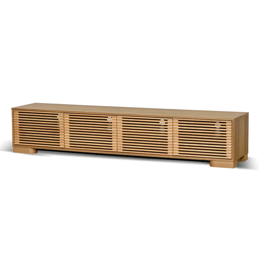 Crafted Charm Natural TV Entertainment Unit - 230cms