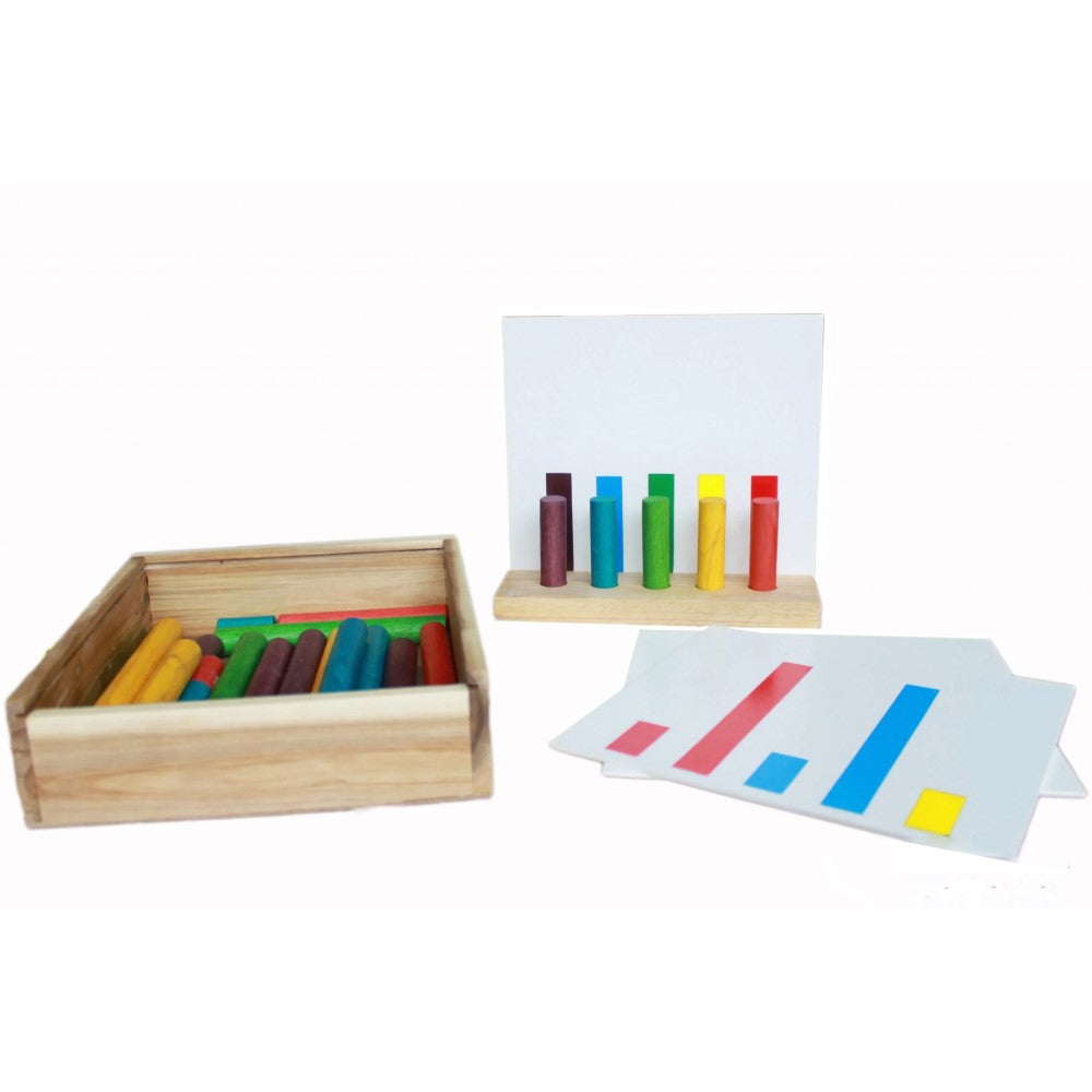 Crafted Colorful Pick a Peg Toy