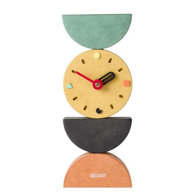 Crafted  Colorful Shapes Pablo Clock