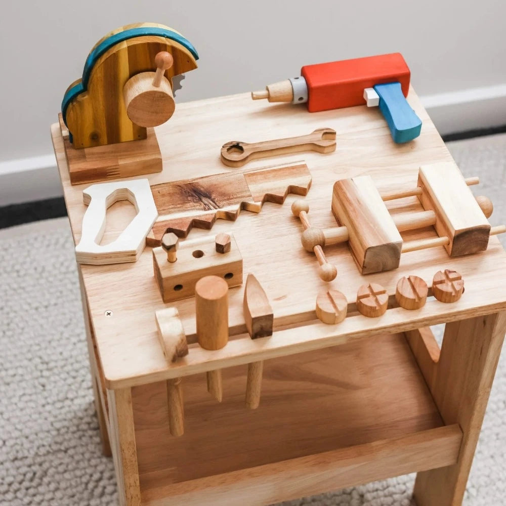 Crafted Kids Wooden Carpenter Work Bench
