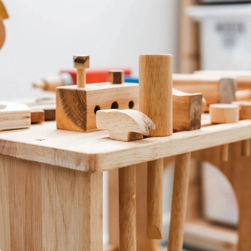 Crafted Kids Wooden Carpenter Work Bench
