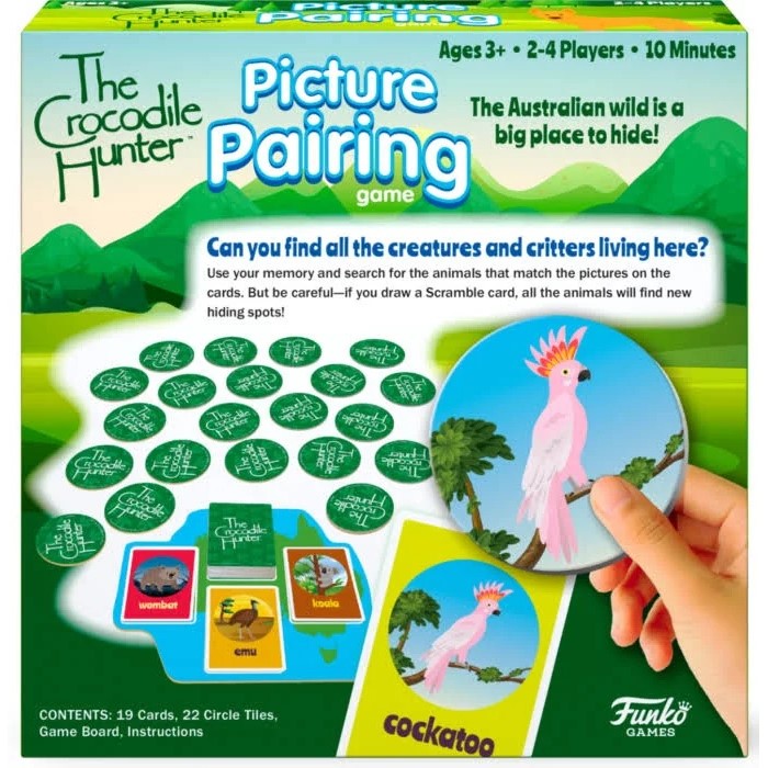 Crocodile Hunter Picture Pairing Game