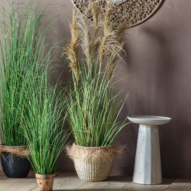 Crowned in Nature Artificial Pampas Grass with 7 Heads