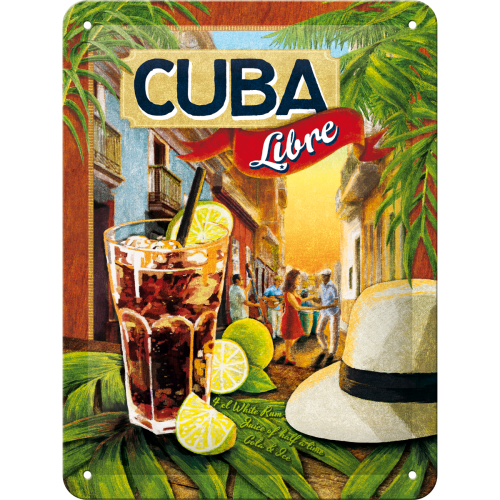 Cuba Libre - Sign Board 15 x 20cm