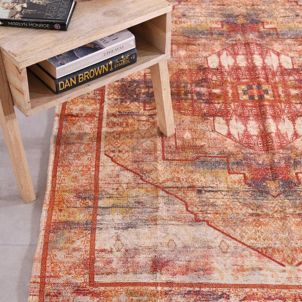 Cultural Mosaic Boho Cotton & Wool Rug