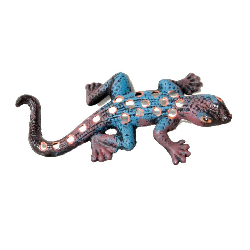 Cute Little Colorful Cast Iron Gecko