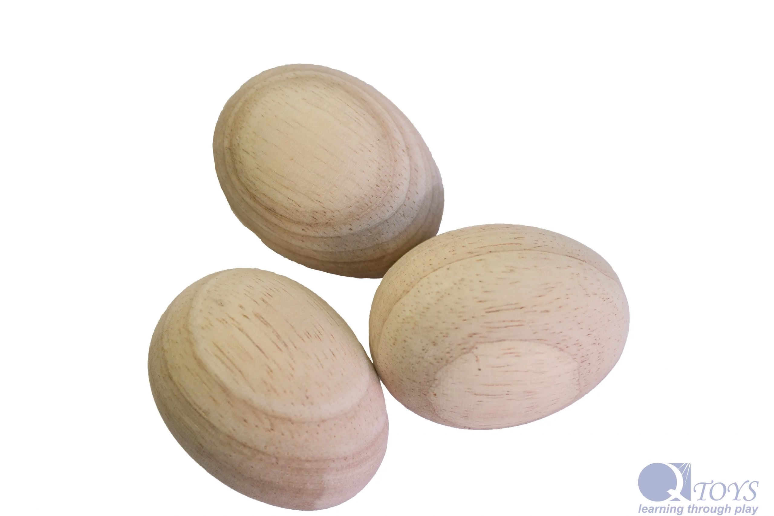 DIY Wooden Eggs - Set of 12