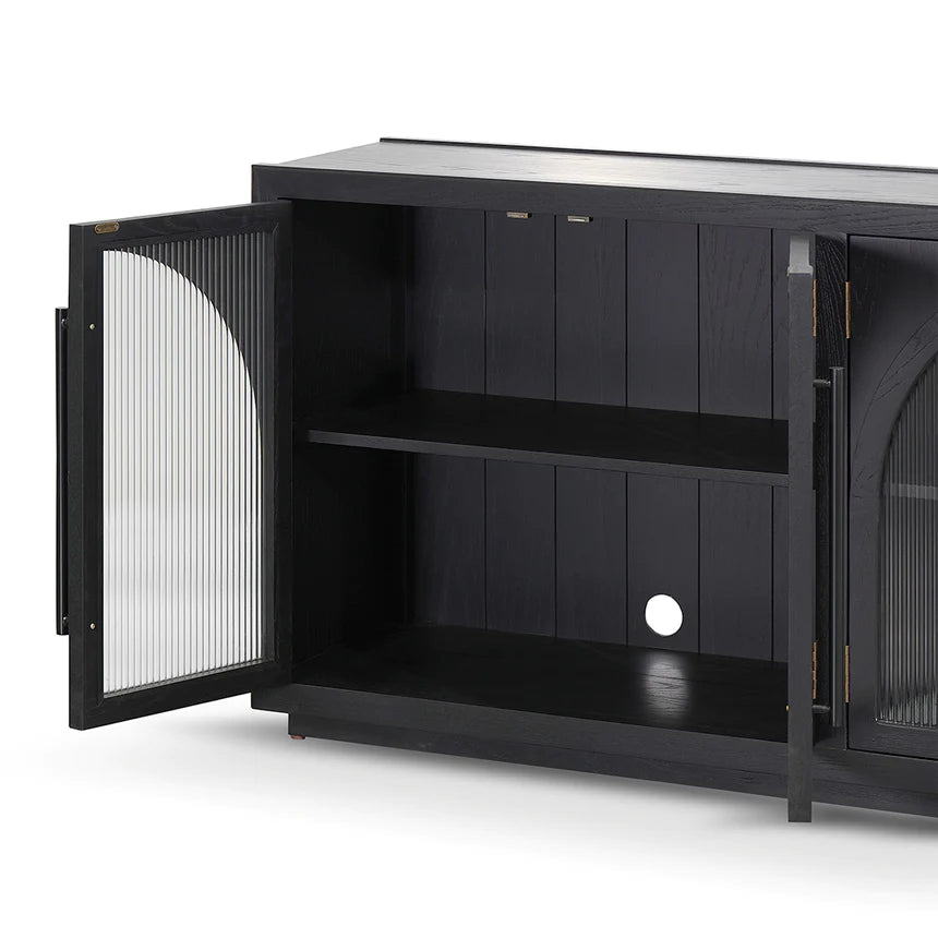 Dark Moments Side Table 178cms - Black