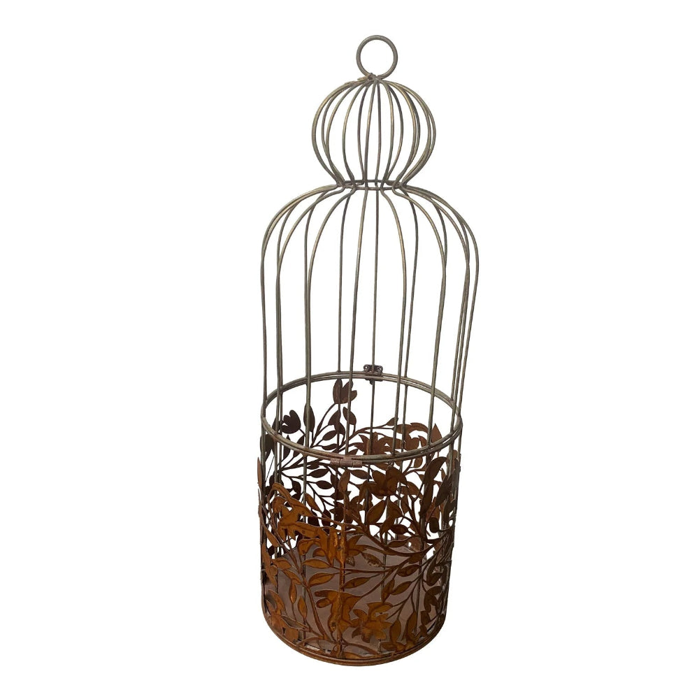 Decorative Birdcage/Plant Holder - 24.5x26x69cms