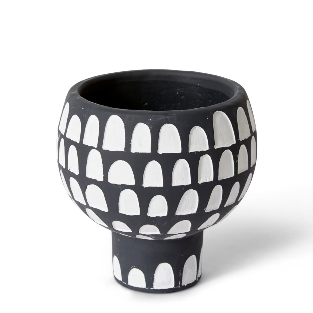 Decorative Cement Braxton Pot - Available in 2 Sizes