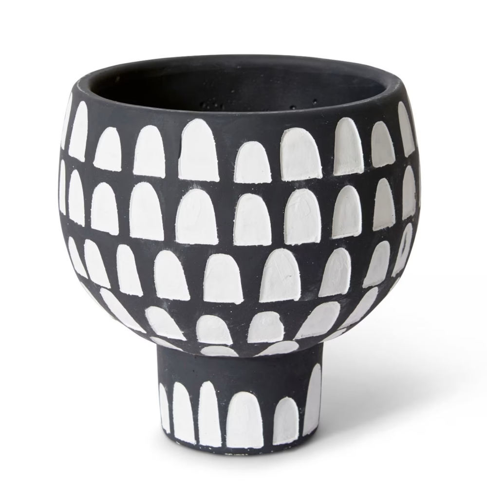 Decorative Cement Braxton Pot - Available in 2 Sizes