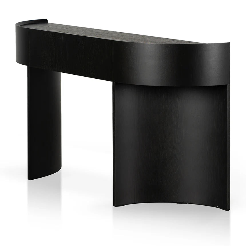 Decorative Console Table - Black Oak 150cms