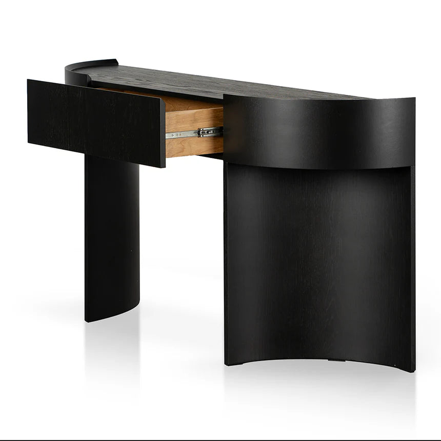 Decorative Console Table - Black Oak 150cms