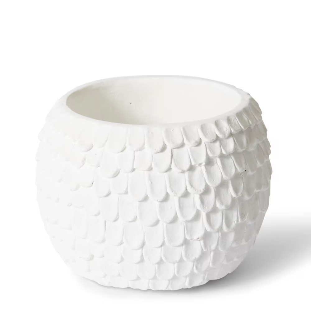 Decorative Eason Plant Pot - White - Available in 3 Sizes