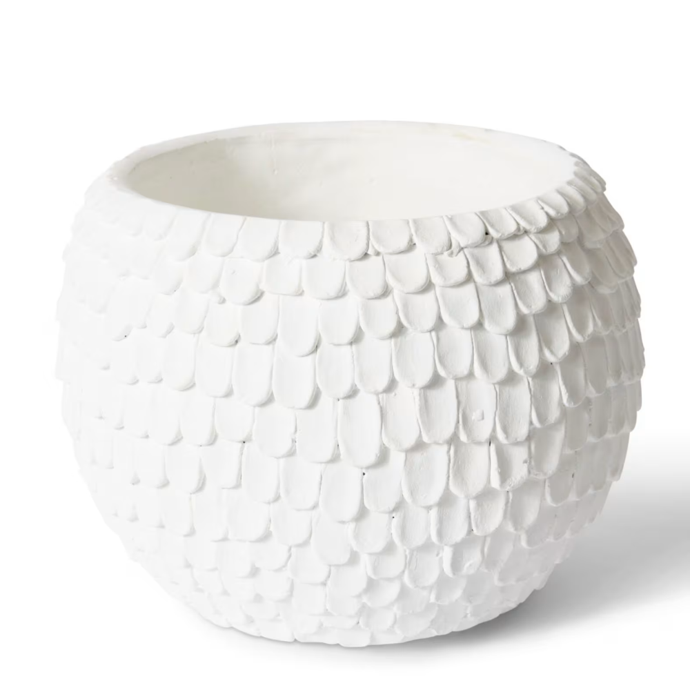 Decorative Eason Plant Pot - White - Available in 3 Sizes