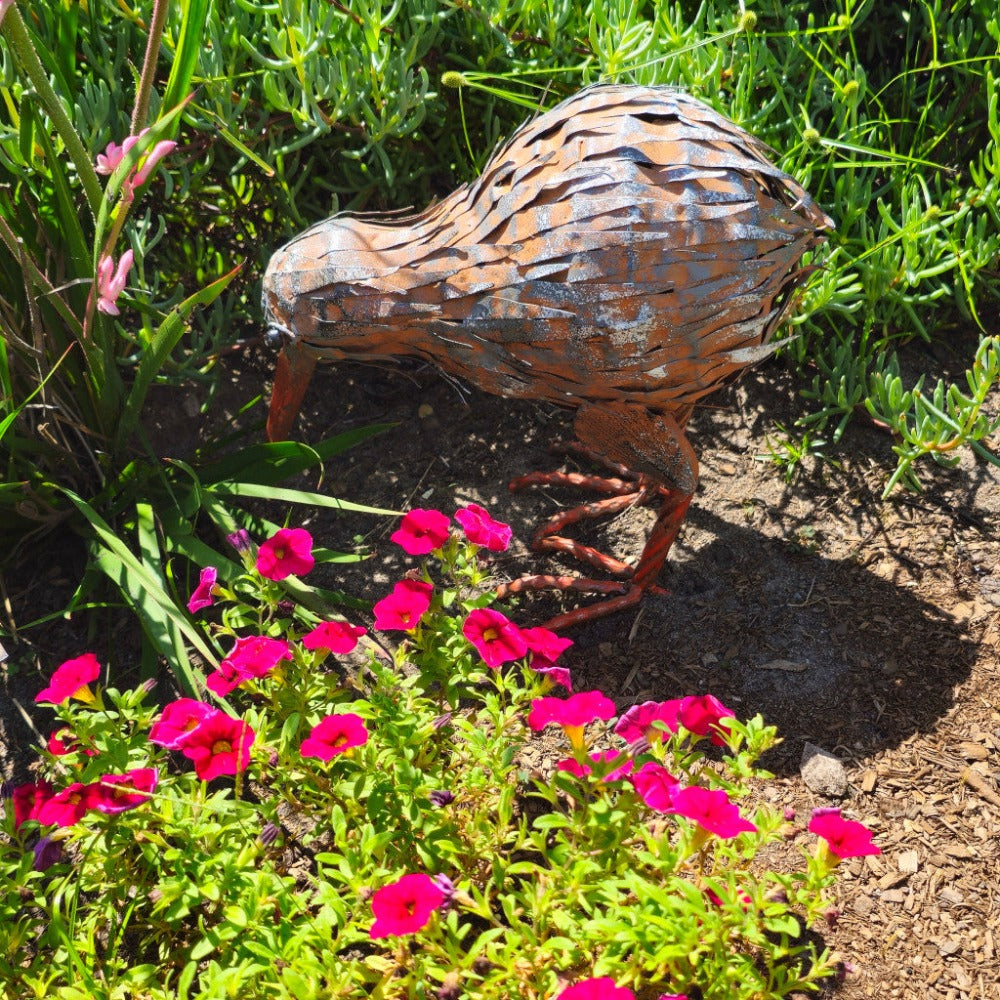 Decorative Standing Kiwi Garden Accent