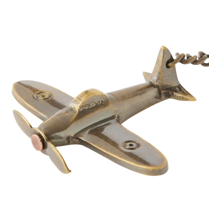 Delight Plane Brass Keyring
