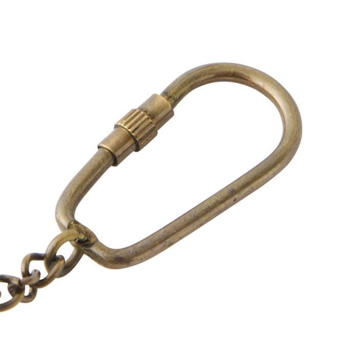 Delight Plane Brass Keyring