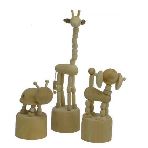 Delightful Wobbly Animals Set of 3