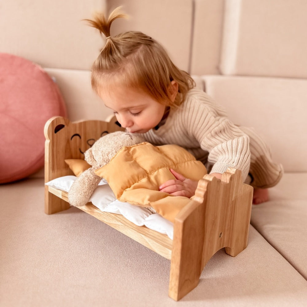 Delightful Classic Kids Wooden Bed