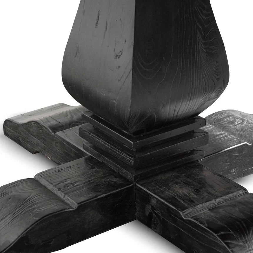 Designer Round Dining Table 160cms - Black