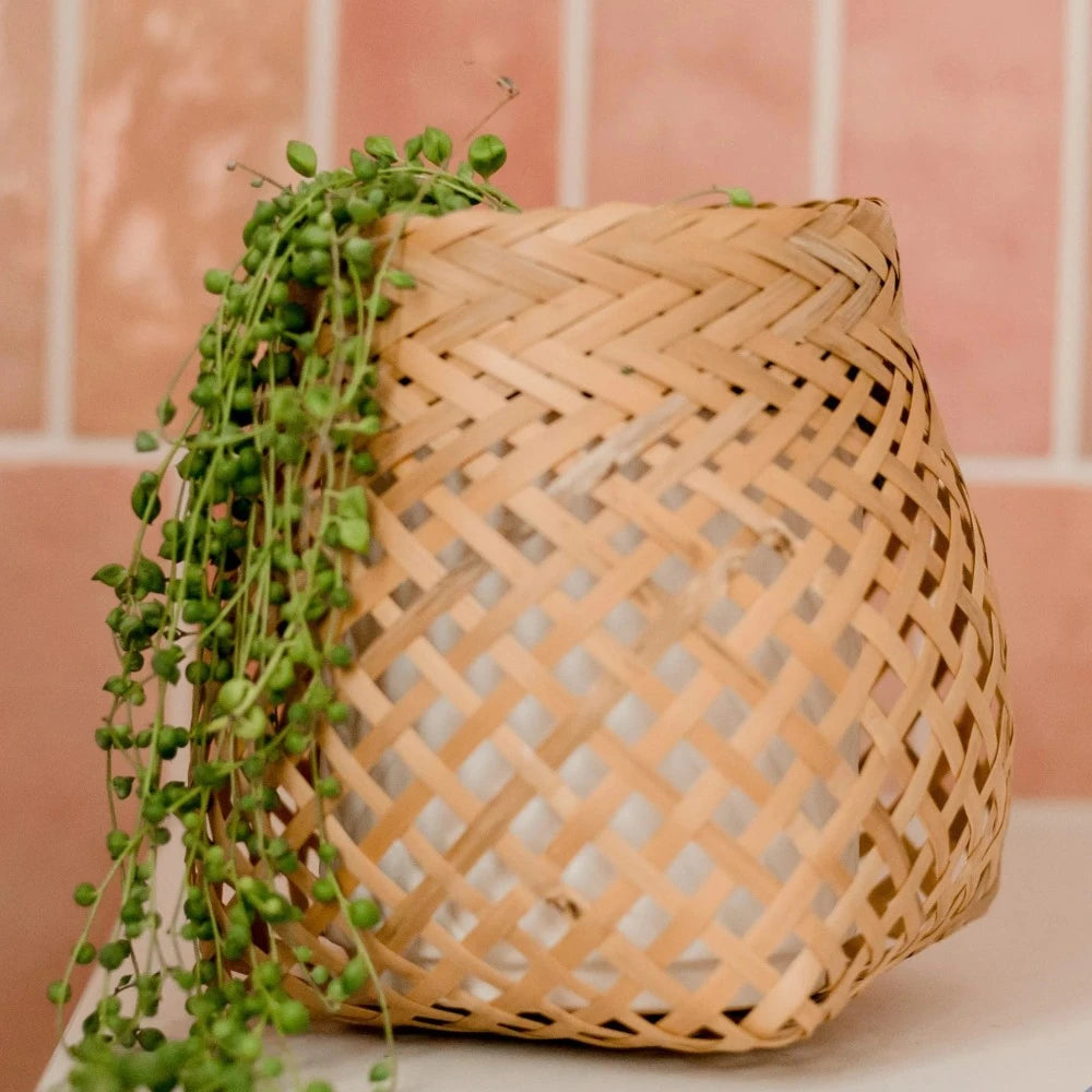 Designer Small Bamboo Storage Basket