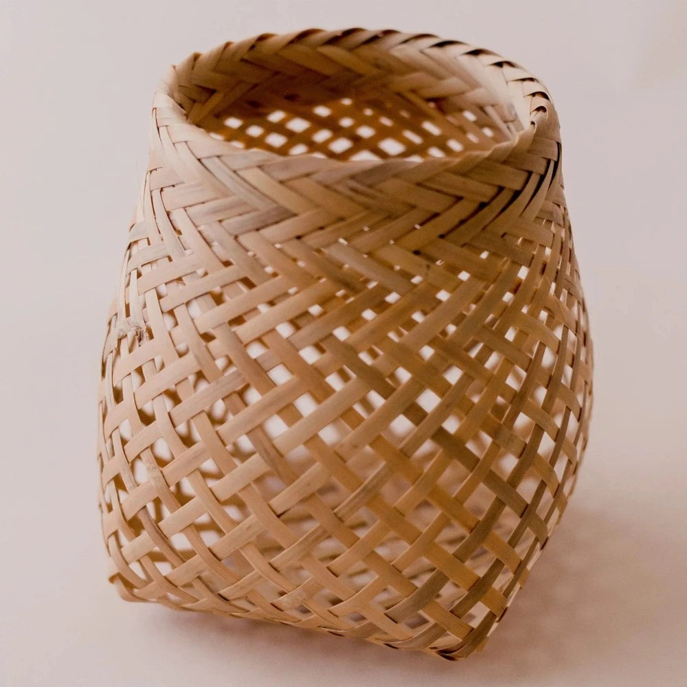 Designer Small Bamboo Storage Basket