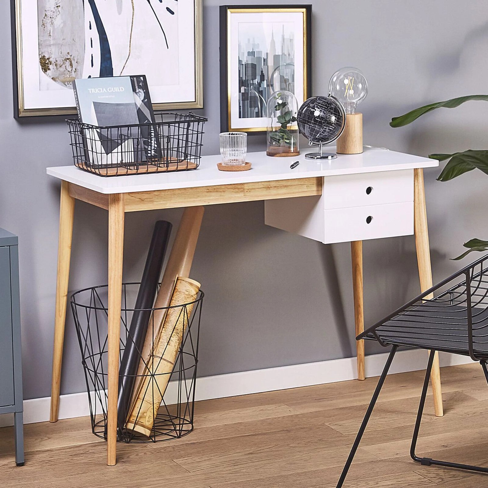 Desk with Drawer for Modern Offices (Available in 2 Colors)